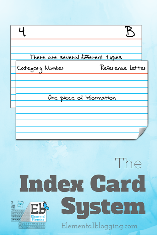 The Index Card System